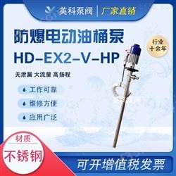 HD-EX2-V不锈钢电动油桶泵