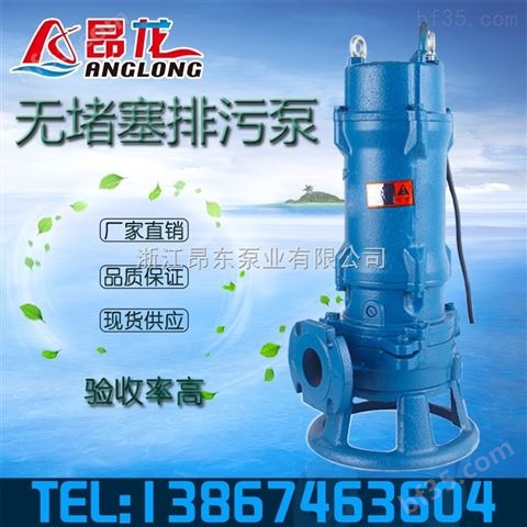 切割型污水泵 潜水式铰刀切割泵